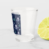 Octopus onder de zee kinderpatroon shot glas (Rechts)