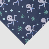 Octopus onder de zee kinderpatroon tissuepapier (Detail)