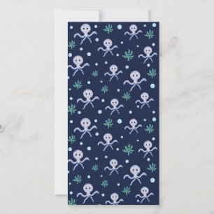 Octopus onder het zee kinder patroon