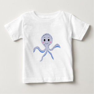 Octopus onder het zee kinder patroon
