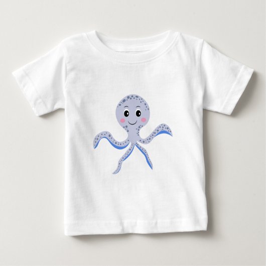 Octopus onder het zee kinder patroon (Voorkant)