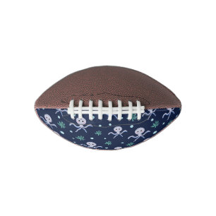 Octopus onder het zee kinder patroon american football