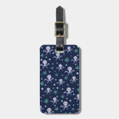 Octopus onder het zee kinder patroon bagagelabel (Voorkant verticaal)