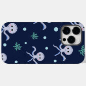 Octopus onder het zee kinder patroon Case-Mate iPhone case (Achterkant (horizontaal))