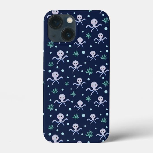 Octopus onder het zee kinder patroon Case-Mate iPhone case (Achterkant)