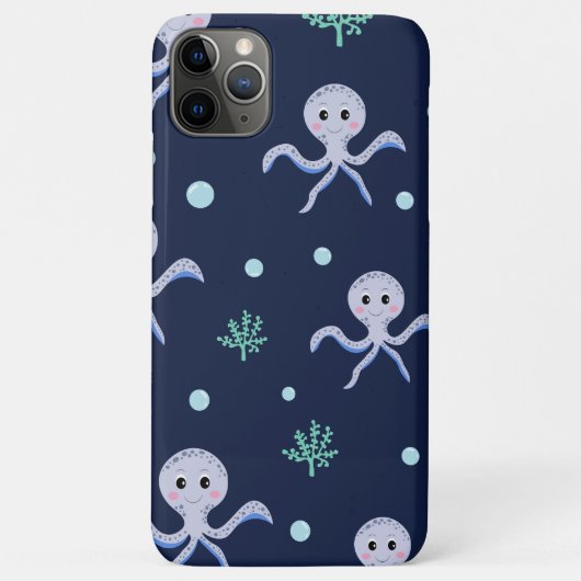Octopus onder het zee kinder patroon Case-Mate iPhone case (Achterkant)