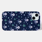 Octopus onder het zee kinder patroon Case-Mate iPhone case (Achterkant (horizontaal))