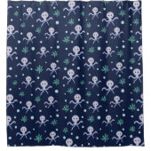 Octopus onder het zee kinder patroon douchegordijn (Voorkant)