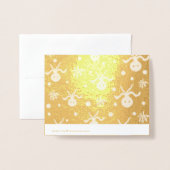 Octopus onder het zee kinder patroon folie kaarten (Met envelop)