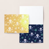 Octopus onder het zee kinder patroon folie kaarten (Display)