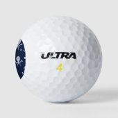 Octopus onder het zee kinder patroon golfballen (Logo)