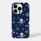 Octopus onder het zee kinder patroon iPhone hoesje (Achterkant)