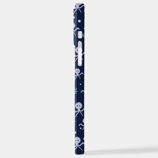 Octopus onder het zee kinder patroon iPhone hoesje (Linkerkant)