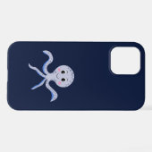 Octopus onder het zee kinder patroon iPhone hoesje (Achterkant horizontaal)