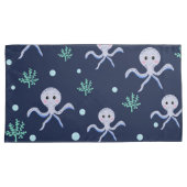 Octopus onder het zee kinder patroon kussensloop (Voorkant-Rechts)