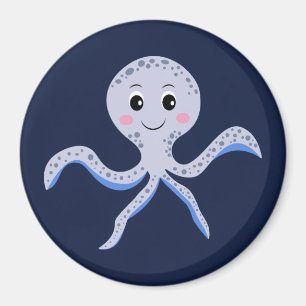 Octopus onder het zee kinder patroon magneet