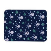 Octopus onder het zee kinder patroon magneet (Horizontaal)