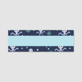 Octopus onder het zee kinder patroon naamplaatje (Voorkant)