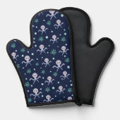 Octopus onder het zee kinder patroon ovenwant (Voorkant / Achterkant)