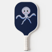 Octopus onder het zee kinder patroon pickleball paddle (Voorkant)