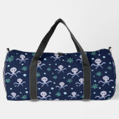 Octopus onder het zee kinder patroon plunjezak (Achterkant)