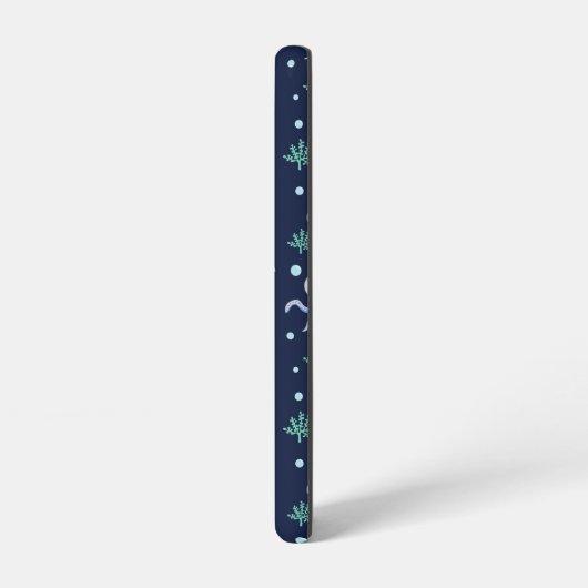 Octopus onder het zee kinder patroon samsung galaxy hoesje (Linkerkant)