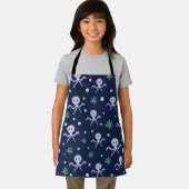 Octopus onder het zee kinder patroon schort (Insitu)