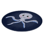 Octopus onder het zee kinder patroon snijplank (Hoek)