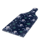 Octopus onder het zee kinder patroon snijplank (Hoek)