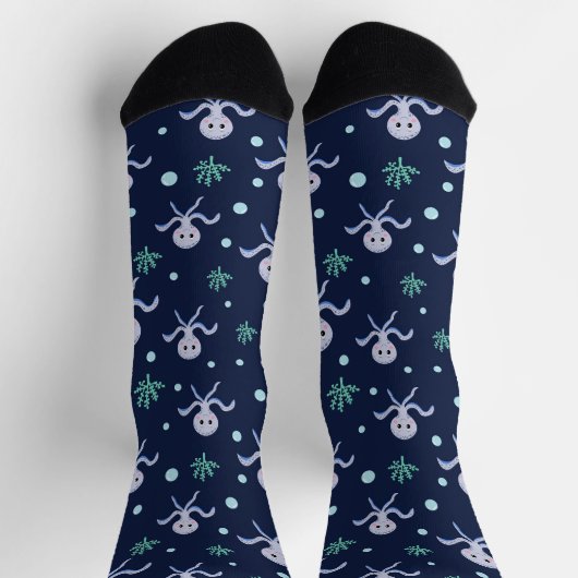 Octopus onder het zee kinder patroon sokken (Top)