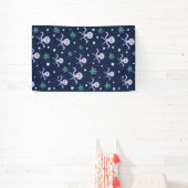 Octopus onder het zee kinder patroon spandoek (Insitu)