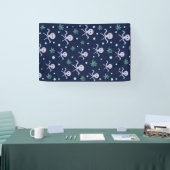 Octopus onder het zee kinder patroon spandoek (Beurs)