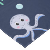 Octopus onder het zee kinder patroon tafelkleed (Gekanteld)