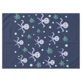 Octopus onder het zee kinder patroon tafelkleed (Voorkant (Horizontaal))