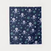 Octopus onder het zee kinder patroon wandkleed (Voorkant)