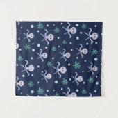 Octopus onder het zee kinder patroon wandkleed (Voorkant (horizontaal))