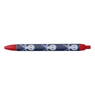 Octopus onder het zee kinder patroon zwarte inkt pen