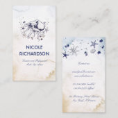 Octopus - Onder het Zee - Nautische Marine Waterve Visitekaartje (Voorkant / Achterkant)