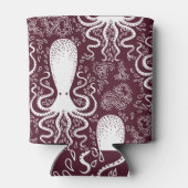  octopus: onderwaterpatroonpracht blikjeskoeler (Achterkant)