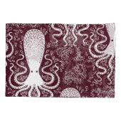  octopus: onderwaterpatroonpracht kussensloop (Achterkant)