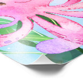 Octopus Oneder Het Zee Verjaardag Welkomstbord Foto Afdruk (Hoek)