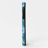 Octopus op blauw patroon Case-Mate iPhone case (Achterkant/links)