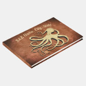 Octopus op  Brown - Gastenboek (Hoek)