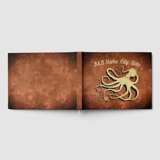 Octopus op  Brown - Gastenboek (Volledig)