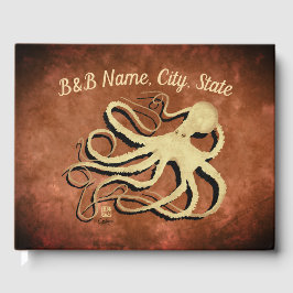 Octopus op Brown - Gastenboek