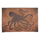 Octopus op chocolade - set standaardloodszaken kussensloop (Voorkant-Rechts)
