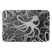 Octopus op Dark Grey ll - Large Bath Mat (Voorkant)