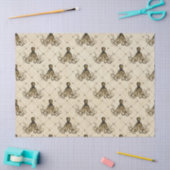 octopus op de ontkoppeling van Cream Tissuepapier (Craft)