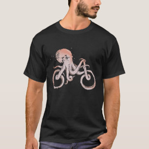 Octopus op een fiets Graphic T - shirts voor Cycol