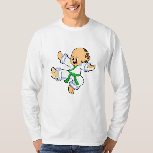 Octopus op het gebied van de vechtsport Karate T-shirt (Voorkant)
